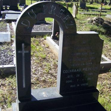 PREEZ Coenraad Pieterse, du 1915-1987