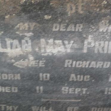 PRINSLOO Lilian May nee RICHARD 1895-1956