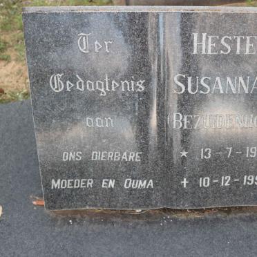 PRINSLOO Zacharias 1922-1980 &amp; Susanna F. BEZUIDENHOUT 1927-1998 