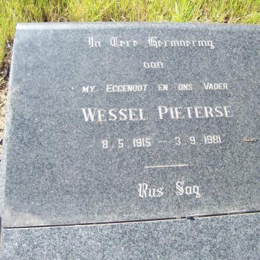 PIETERSE Wessel 1915-1981