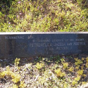 ROOYEN Petronella Jacoba, van nee PIETERSE 1940-1972