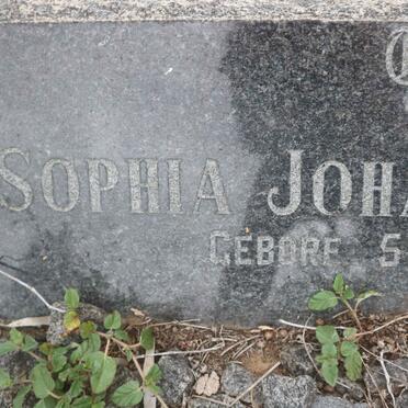 RENSBURG Sophia Johanna, van nee PRESTON 1905-1971