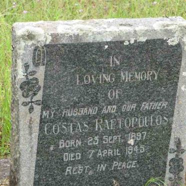 RAETOPOULOS Costas 1897-1945