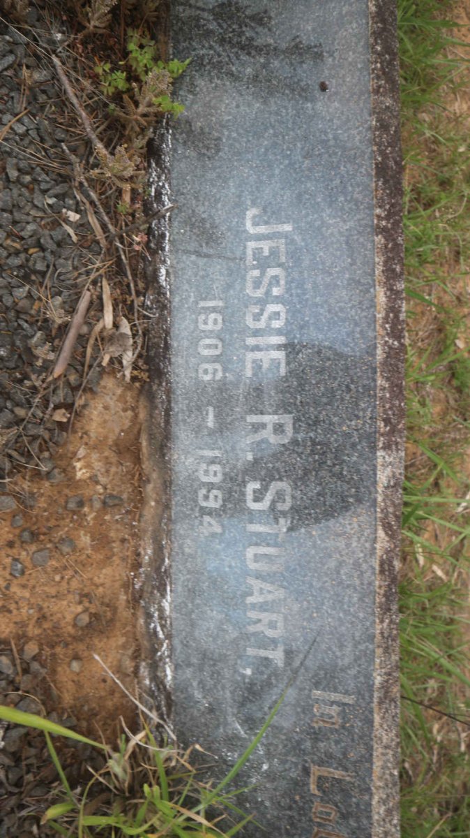 STUART Charles C. 1904-1959 &amp; Jessie R. 1906-1994
