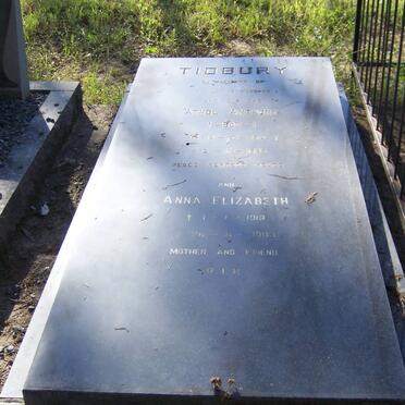 TIDBURY Athol Anthony 1914-1969 &amp; Anna Elizabeth 1918-1993