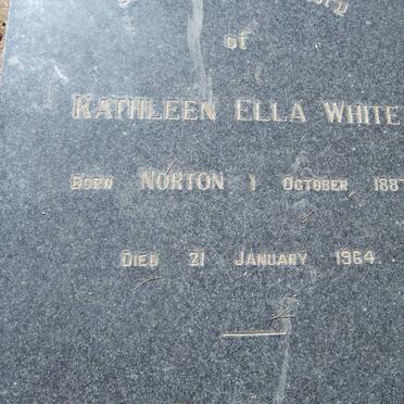 WHITE Kathleen Ella nee NORTON 1887-1964