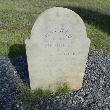 WHITAKER William -18??