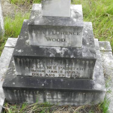WOOD Ada Florence nee PAINTER 1883-1916