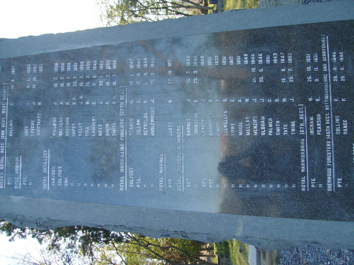 6. Memorial British Soldiers