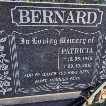 BERNARD Patricia 1946-2018