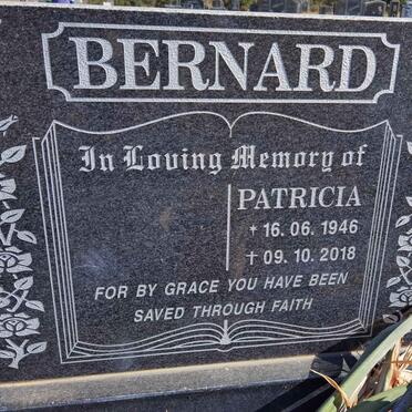 BERNARD Patricia 1946-2018