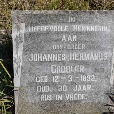 GROBLER Johannes Hermanus -1892