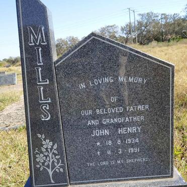 MILLS John Henry 1934-1991