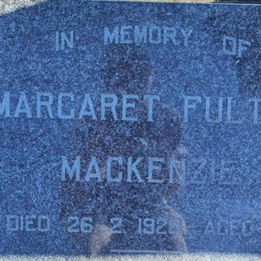 MACKENZIE Margaret Fulton -1926