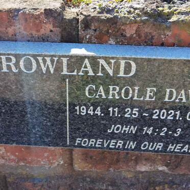 ROWLAND Carole Dawn 1944-2021