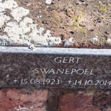 SWANEPOEL Gert 1923-2014