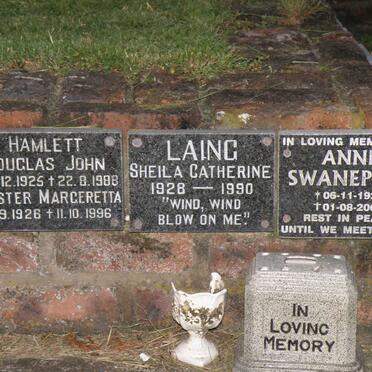 HAMLETT Douglas John 1925-1988 &amp; Hester Margeretta 1926-1996