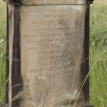 CROSS William -1887 &amp; Jane BAXTER -1890