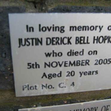 HOPKINS Justin Derick Bell -2005