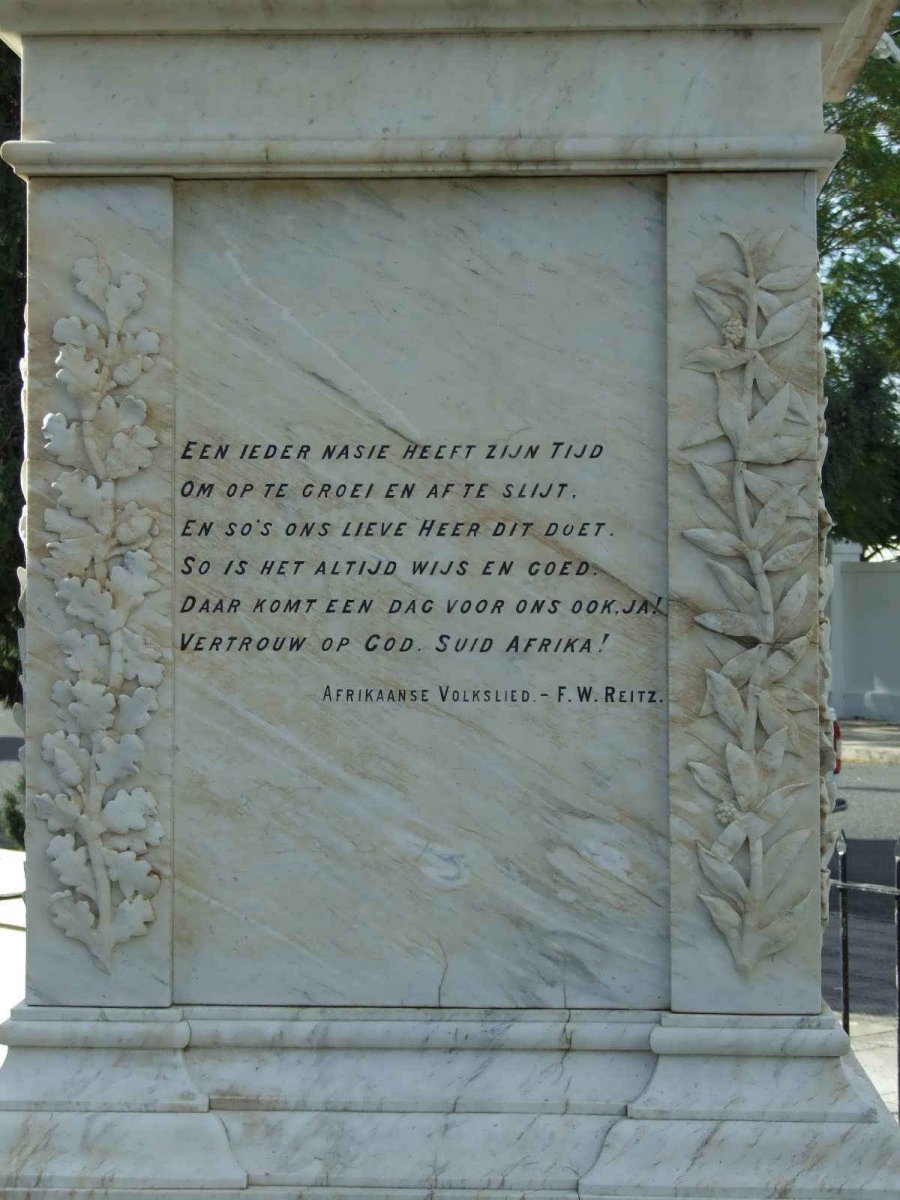 4. Gedenksteen - Anglo Boer War 1899-1920