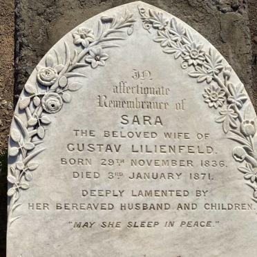 LILIENFELD Sara 1836-1871