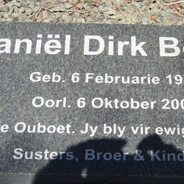 BOSCH Daniel Dirk 1948-2007