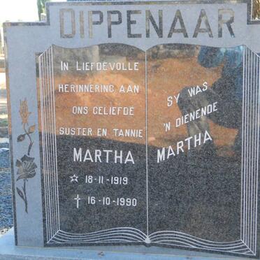 DIPPENAAR Martha 1919-1990