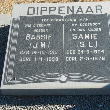 DIPPENAAR S.L. 1904-1978 &amp; J.M. 1913-1999
