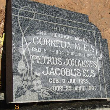 ELS Petrus Johannes Jacobus 1889-1967 &amp; Cornelia M. 1884-1966