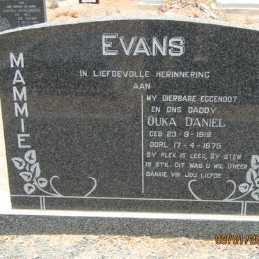 EVANS Ouka Daniel 1919-1975