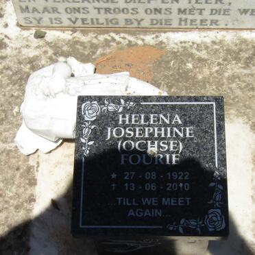FOURIE Helena Josephine nee OCHSE 1922-2010 :: FOURIE Estelle Dorothea 1953-1956