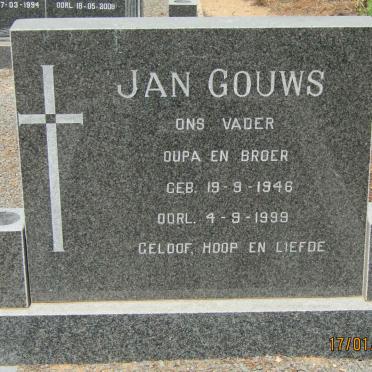 GOUWS Jan 1946-1999