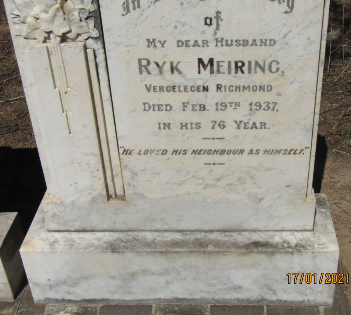 MEIRING Ryk -1937