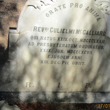 McCALLIARD Culielmi -1872