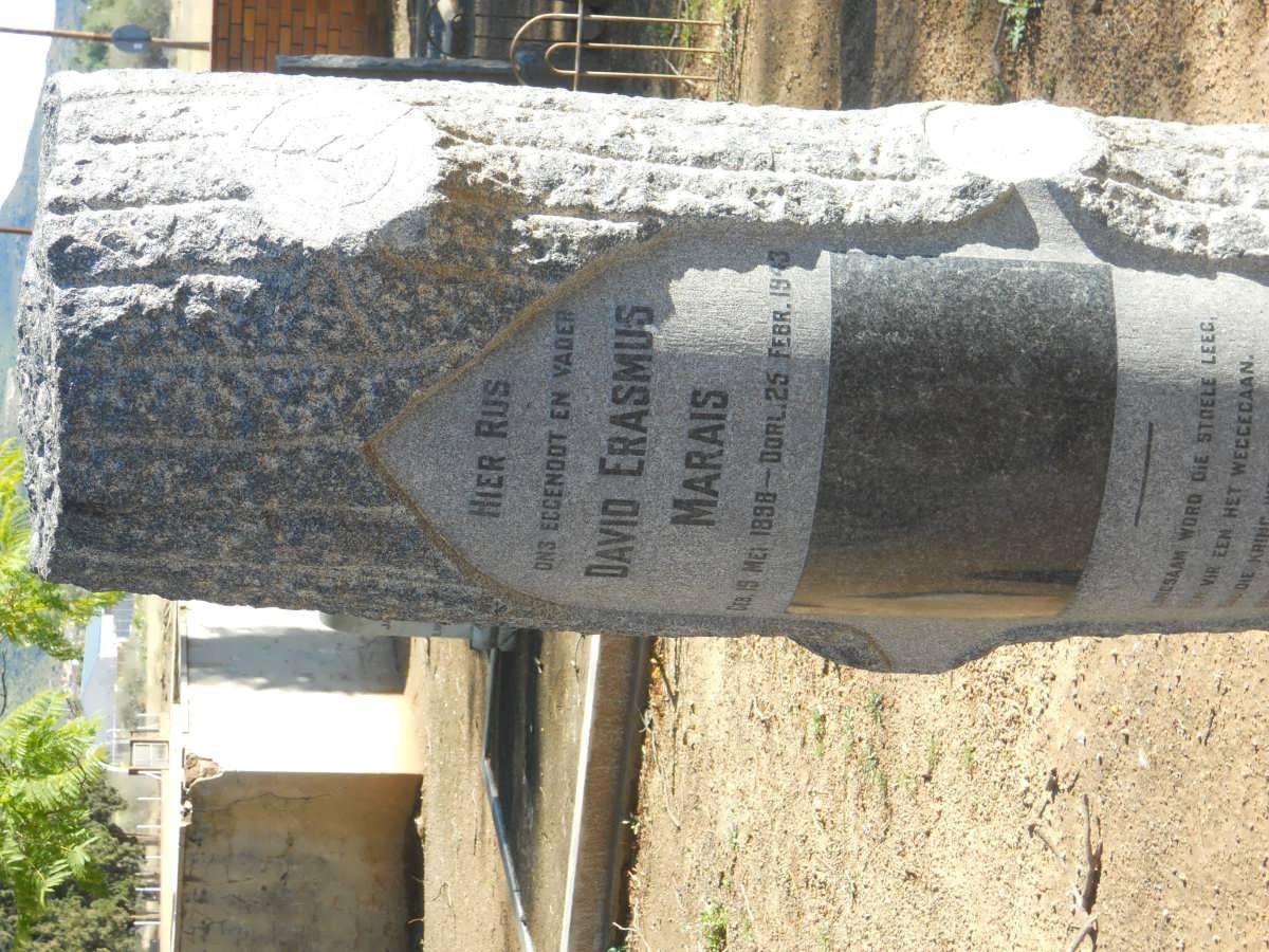 MARAIS David Erasmus 1898-1943