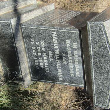 NEL Cornelis Vermaak 1874-1936 &amp; Maria Wilhelmina MARAIS 1882-1954