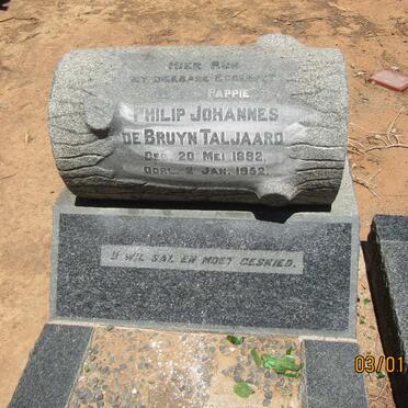 TALJAARD Philip Johannes de Bruyn 1892-1952
