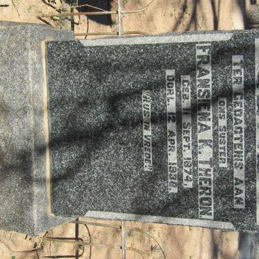 THERON Fransiena K. 1874-1938