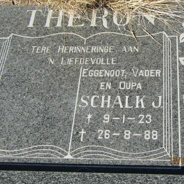 THERON Schalk J. 1923-1988