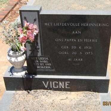 VIGNE Herbie 1931-1973