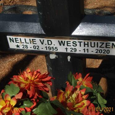 WESTHUIZEN Nellie, v.d. 1955-2020