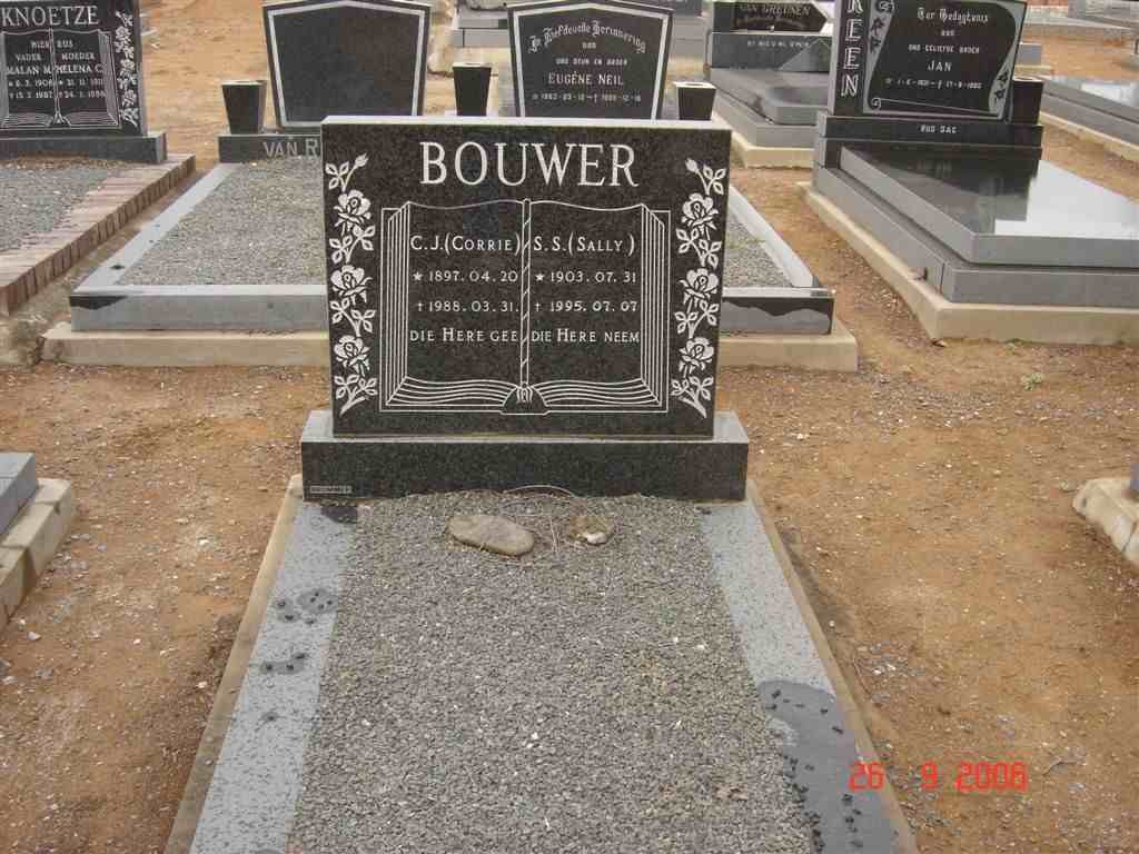 BOUWER C.J. 1897-1988 &amp; S.S. 1903-1995