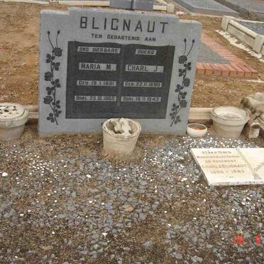 BLIGNAUT Charl J. 1890-1943 &amp; Maria M.1891-1955