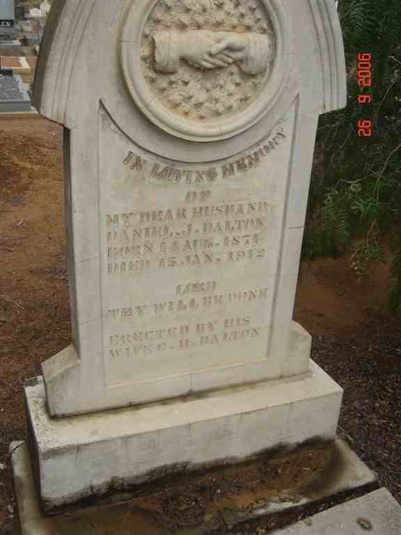 DALTON Daniel J. 1871-1912