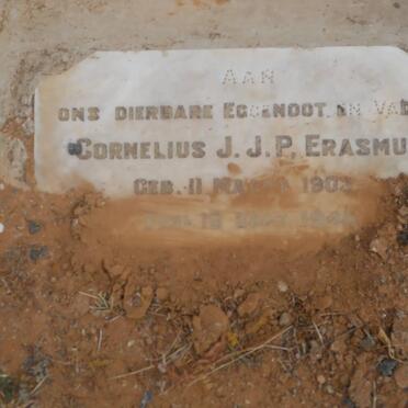 ERASMUS Cornelius J.J.P. 1903-194?