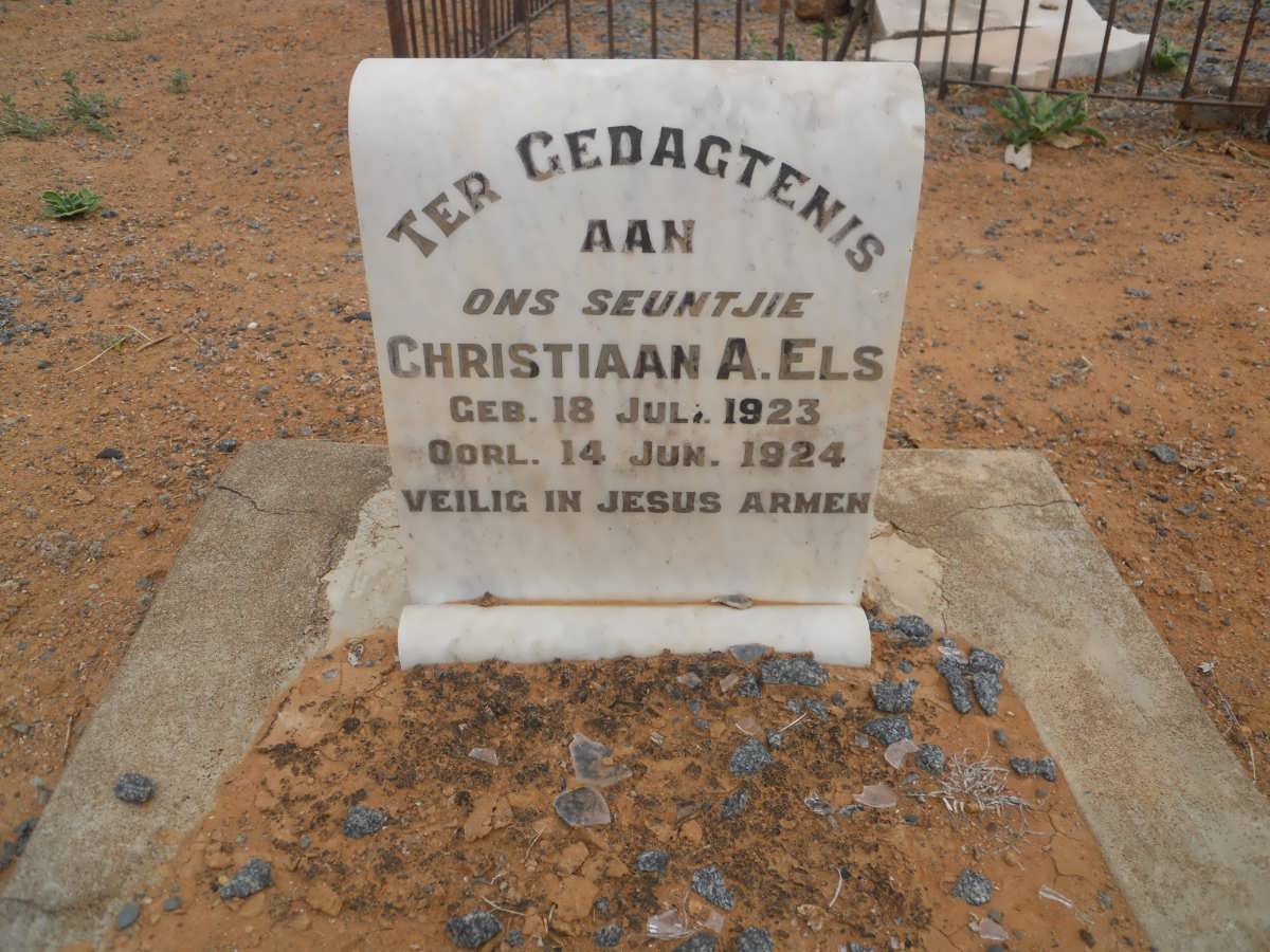 ELS Christiaan A. 1923-1924