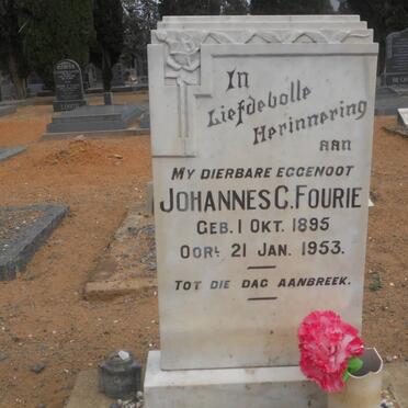 FOURIE Johannes C. 1895-1953