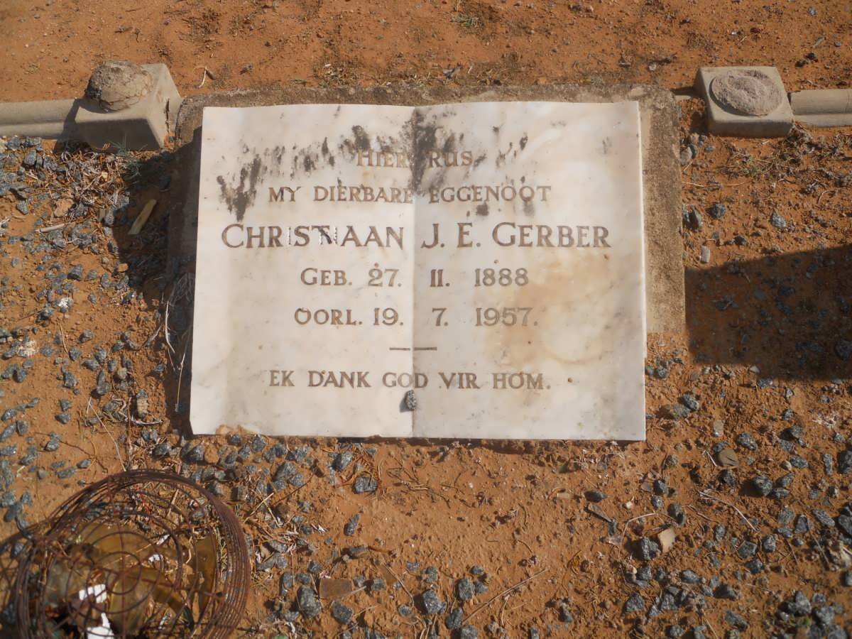 GERBER Christiaan J.E. 1888-1957