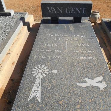 GENT Thys, van 1925-2015 &amp; Emma 1937-2018