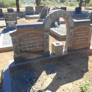 GOUWS Andries Johannes 1880-1972 &amp; Orgina Catherina 1884-1967